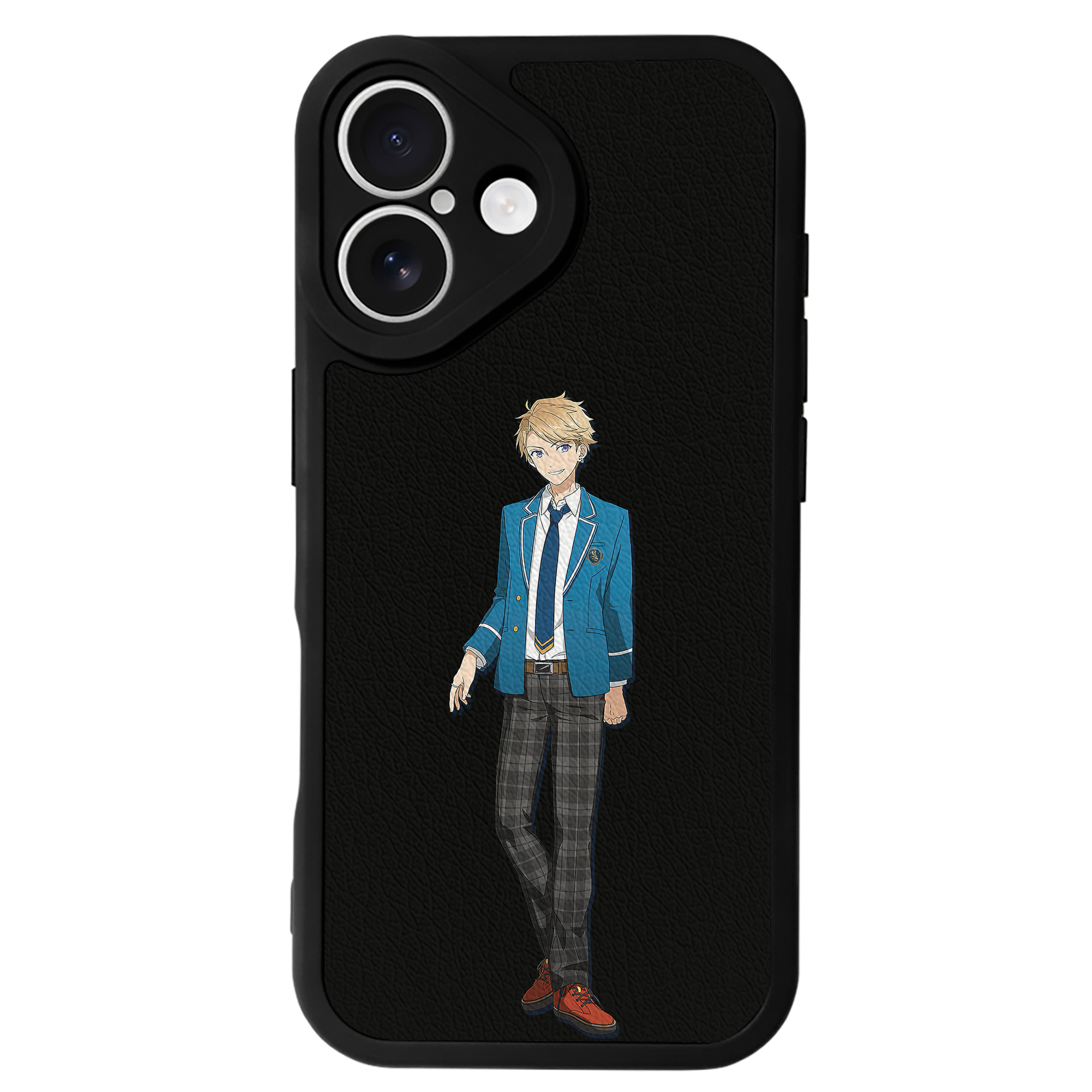 （画像用） あんさんぶるスターズ! Ensemble Stars 【iPhone 16シリーズ対応】シリコンスマホケース（レザー調） 材質：シリコン